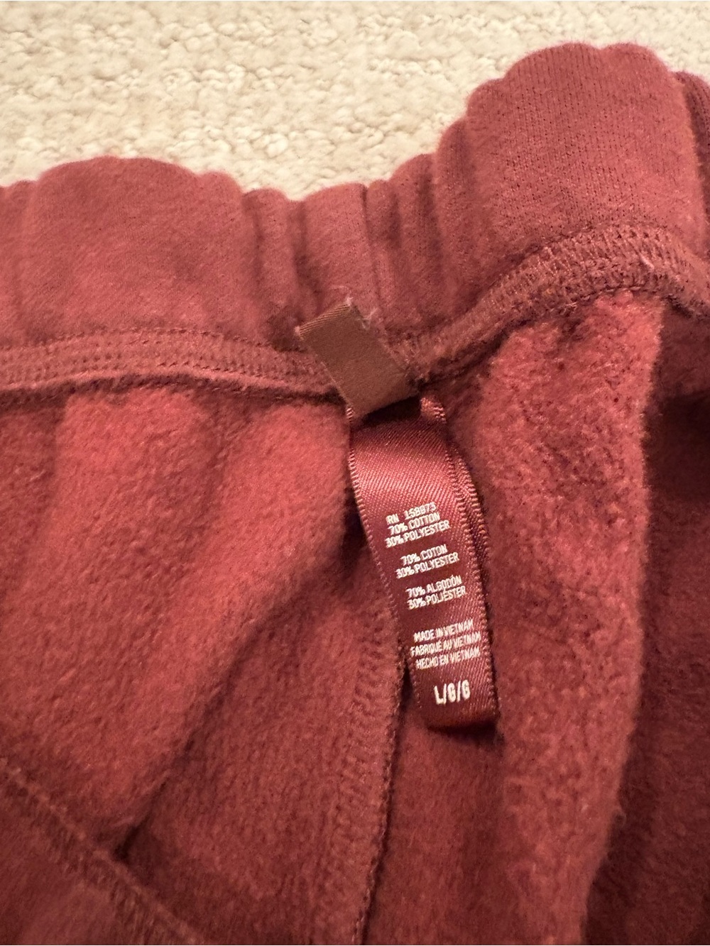 Skims Sweat Set- Merlot - Picture 7 of 7